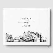 カンザスシティスカイライン結婚ズゲストブック ゲストブック (裏面)