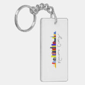 カンザスシティスカイライン キーホルダー (正面左)