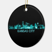 カンザスシティスカイライン セラミックオーナメント (左)