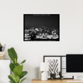 カンザスシティスカイライン ポスター (ホームオフィス)