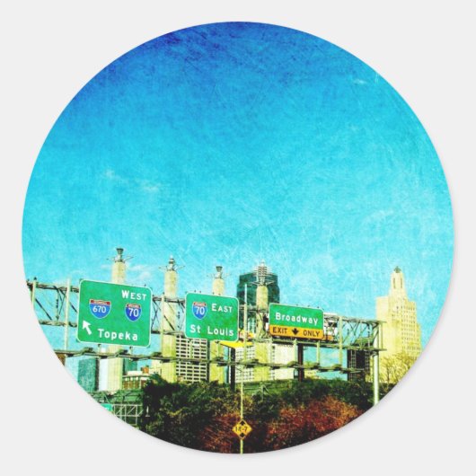 カンザスシティハイウェイ ラウンドシール (正面)