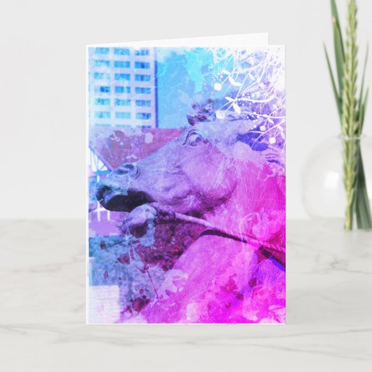 カンザスシティプラザホースファウンテンパープルブルー カード (正面)