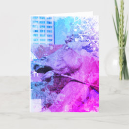 カンザスシティプラザホースファウンテンパープルブルー カード