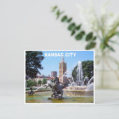 カンザスシティプラザ噴水フォトポストカード ポストカード (スタンド正面)