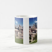 カンザスシティミズーリのダウンタウン写真 コーヒーマグカップ (中央)