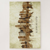 カンザスシティミズーリの街並み ジグソーパズル (縦)