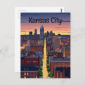 カンザスシティミズーリスタイル ポストカード (正面/裏面)