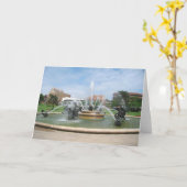 カンザスシティミズーリプラザファウンテン カード (黄色い花)