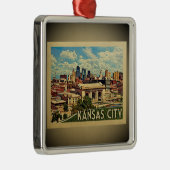 カンザスシティミズーリヴィンテージトラベルオーナメント メタルオーナメント (右)
