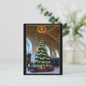カンザスシティミズーリ州ユニオンステーションクリスマスツリー シーズンポストカード (スタンド正面)