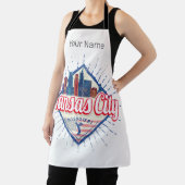 カンザスシティミズーリ統一された州スカイラインヴィンテージ エプロン (インサイチュ)