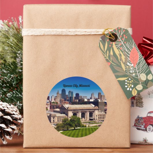 カンザスシティミズーリ ラウンドシール (クリスマス)