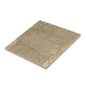 カンザスシティミズーリ(1935年)のヴィンテージの地図 タイル (側面)