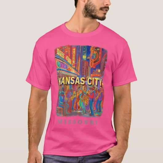 カンザスシティミズーリMo Jazz City Sd602 Tシャツ (正面)
