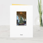 カンザスシティユニオンステーションクリスマスツリー シーズンカード (裏面)