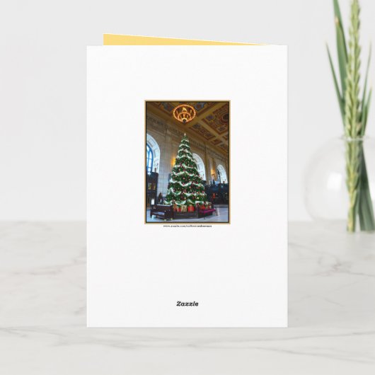 カンザスシティユニオンステーションクリスマスツリー シーズンカード (裏面)