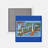 カンザスシティーからのご挨拶! マグネット (正面/裏面)