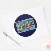 カンザスシティーからのご挨拶! ラウンドシール (封筒)