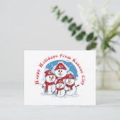 カンザスシティーからハッピーホリデー ポストカード (スタンド正面)