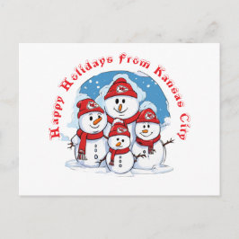 カンザスシティーからハッピーホリデー ポストカード