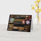 カンザスシティーのダウンタウン7月4日 カード (黄色い花)