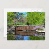 カンザスシティーのルーズパークで開花の藤 ポストカード (正面/裏面)