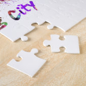 カンザスシティーの水彩画 ジグソーパズル (側面)