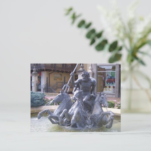 カンザスシティーの海王星の噴水 ポストカード (スタンド正面)