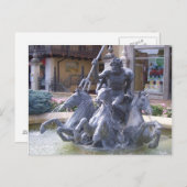 カンザスシティーの海王星の噴水 ポストカード (正面/裏面)