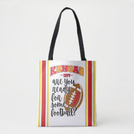 カンザスシティーはサッカーの準備ができている トートバッグ