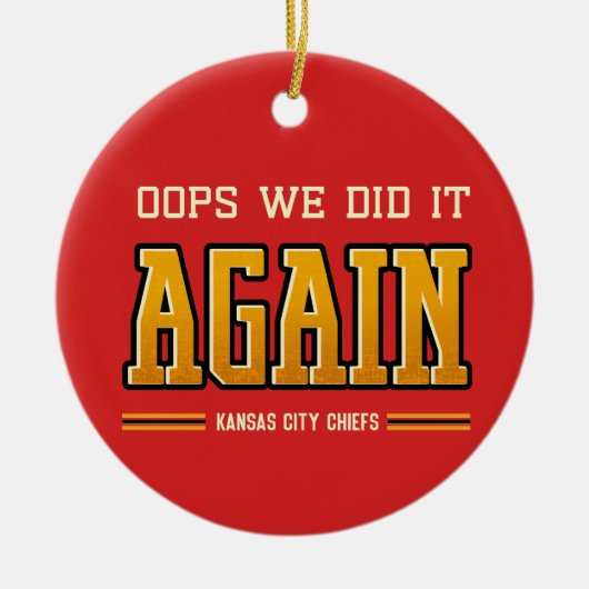 カンザスシティーチーズオーナメント セラミックオーナメント (正面)