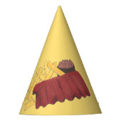 カンザスシティーメンフィスBBQバーベキュースペアリブグルメ パーティーハット (正面)