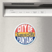 カンザスシティーヴィンテージラベル マグネット (インサイチュ (食洗機))