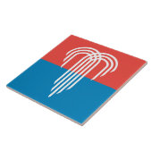 カンザスシティー国旗のタイル タイル (側面)