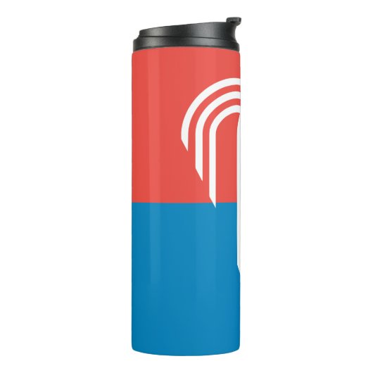 カンザスシティー州旗とサーマルタンブラー タンブラー (回転左)