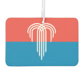 カンザスシティー州旗を持つ車の空気フレッシュ カーエアーフレッシュナー