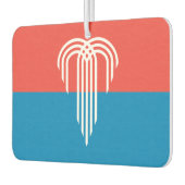 カンザスシティー州旗を持つ車の空気フレッシュ カーエアーフレッシュナー