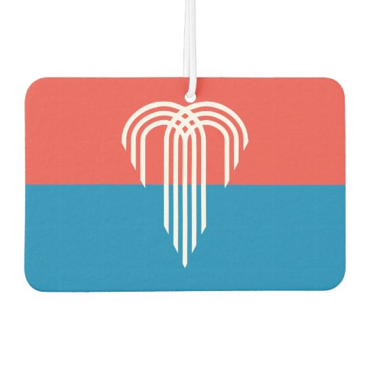 カンザスシティー州旗を持つ車の空気フレッシュ カーエアーフレッシュナー