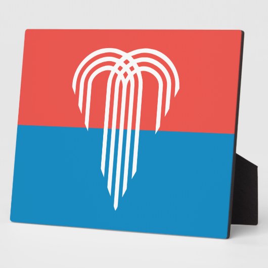 カンザスシティー州旗プラーク フォトプラーク (側面)