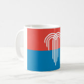 カンザスシティー州旗（ミズーリ州） コーヒーマグカップ (正面左)