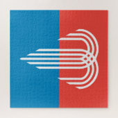 カンザスシティー州旗（ミズーリ州） ジグソーパズル (横)