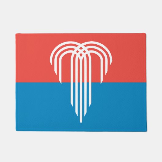 カンザスシティー州旗(ミズーリ州) ドアマット (正面)