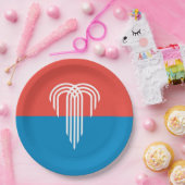 カンザスシティー州旗（ミズーリ州） ペーパープレート (パーティー)