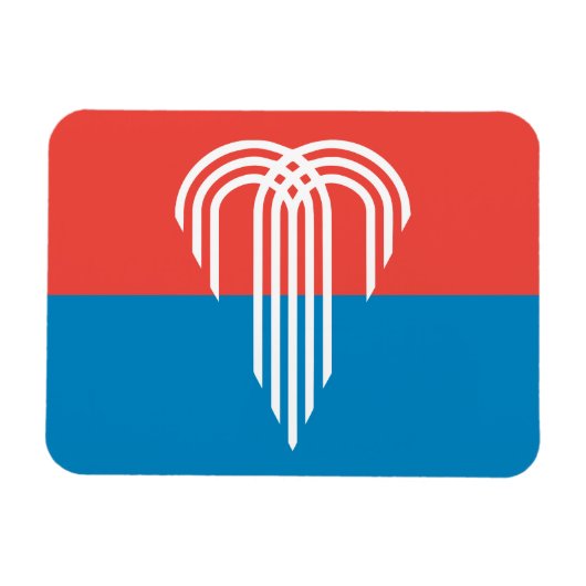 カンザスシティー州旗(ミズーリ州) マグネット (横)