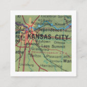 カンザスシティー引っ越しました新しい住所カード エンクロージャーカード (正面)