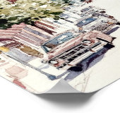 カンザスシティー水絵を描色の旅行 ポスター (角)