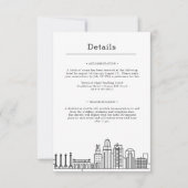 カンザスシティー結婚ズ |両面ゲスト詳細 招待状 (正面)