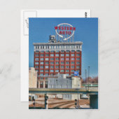 カンザスシティー西部の自動車看板 ポストカード (正面/裏面)