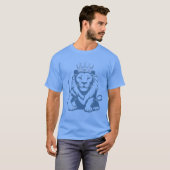 カンザスシティー野球キング – Roaring Lion Crowned i Tシャツ (正面フル)