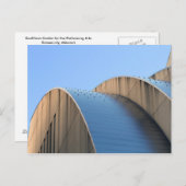 カンザスシティー、カウフマンセンターブルーカーブ ポストカード (正面/裏面)